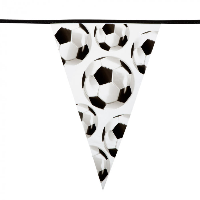 Voetbal Vlaggenlijn / slinger - 6 meter - 30 x 20 cm vlaggetjes
