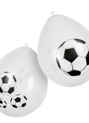 Football Balloons - 6 pieces - 25 cm