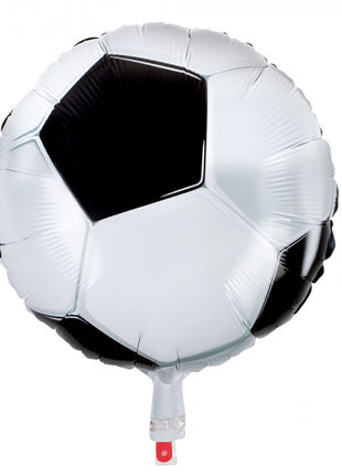 Fußball Folienballon rund - 45 cm