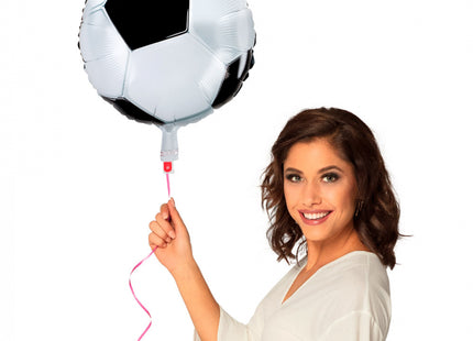 Voetbal Folieballon rond - 45 cm