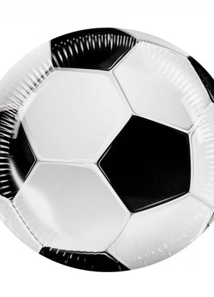 Football Paper Plates - 10 pieces - 23 cm