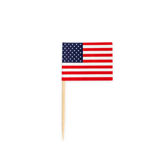 Amerika Cocktailprikkers - 50 stuks