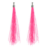 Oorbellen - Festival neon roze