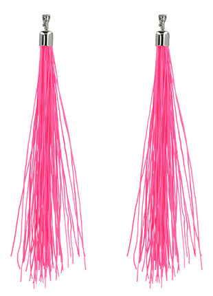 Earrings - Festival neon pink