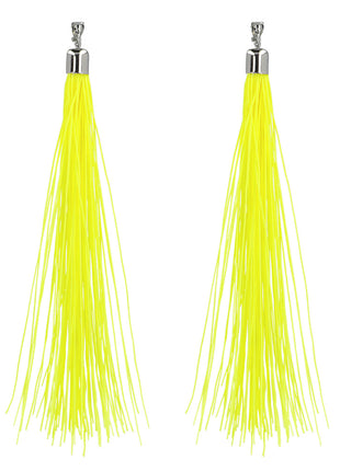 Earrings - Festival neon yellow