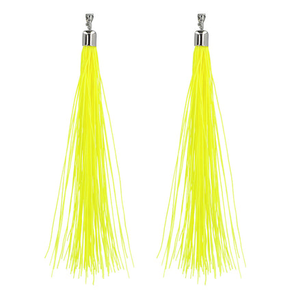 Earrings - Festival neon yellow