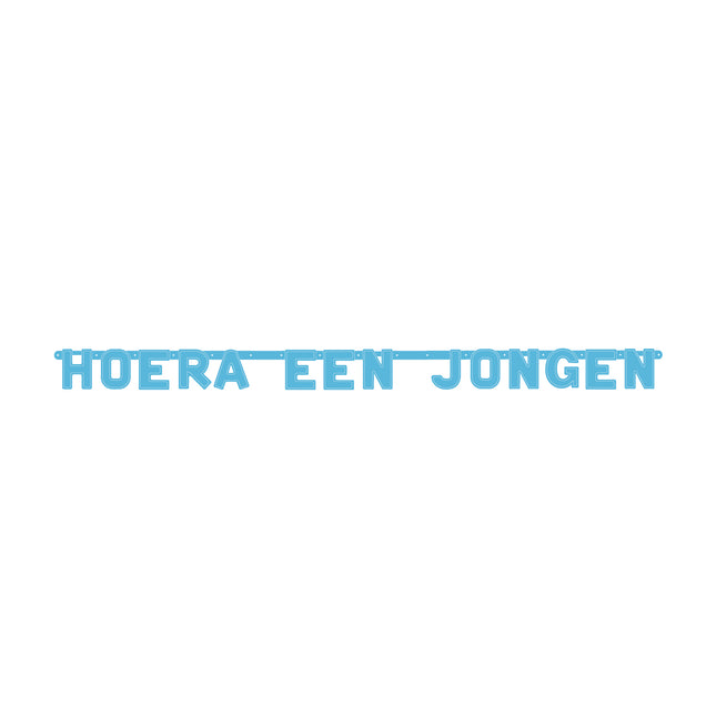 Hoera een jongen - Letterslinger