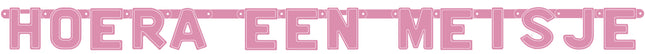 Hoera een meisje - Letterslinger