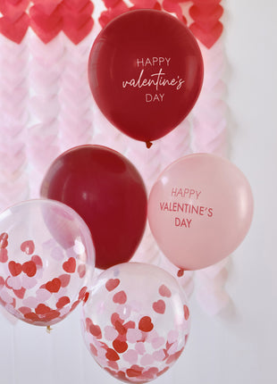 Valentine's Day Balloons Set - 5 Pieces