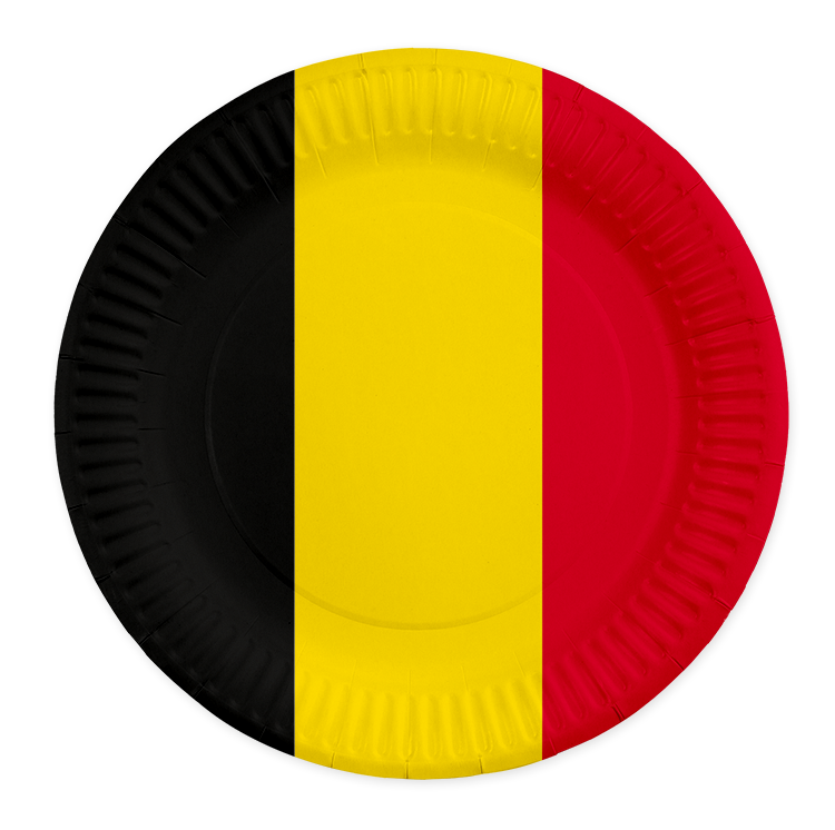 België bordjes - 8 stuks