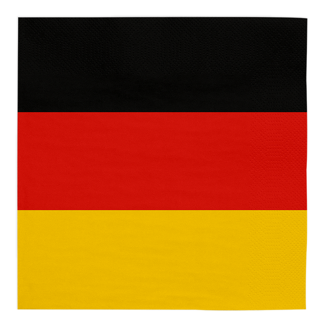 Duitsland servetten - 20 stuks