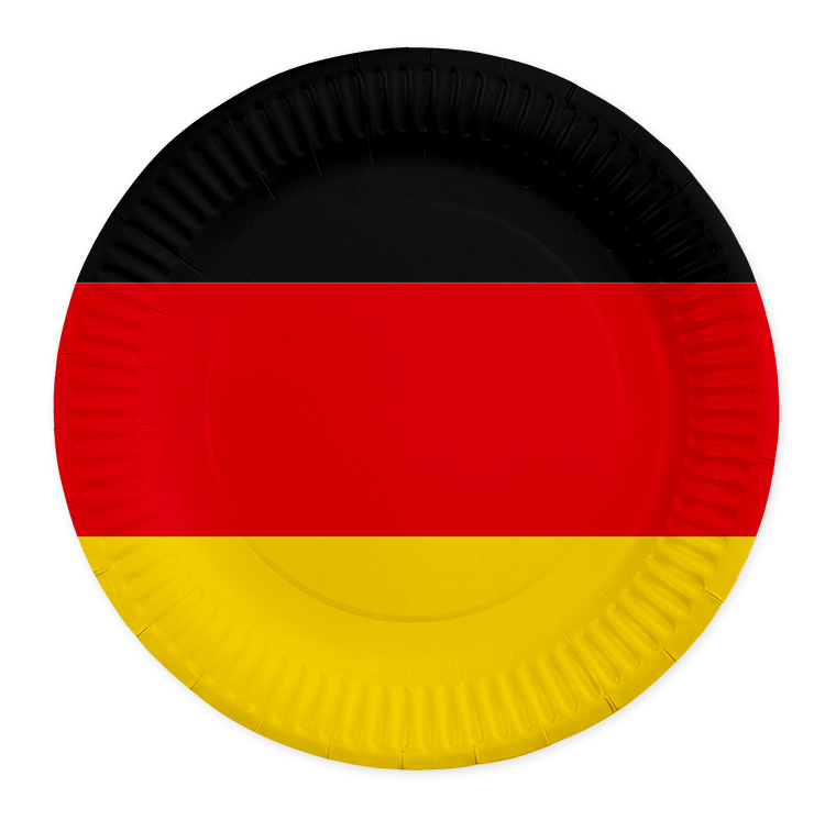 Duitsland bordjes - 8 stuks