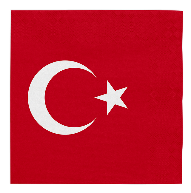 Turkije servetten - 20 stuks