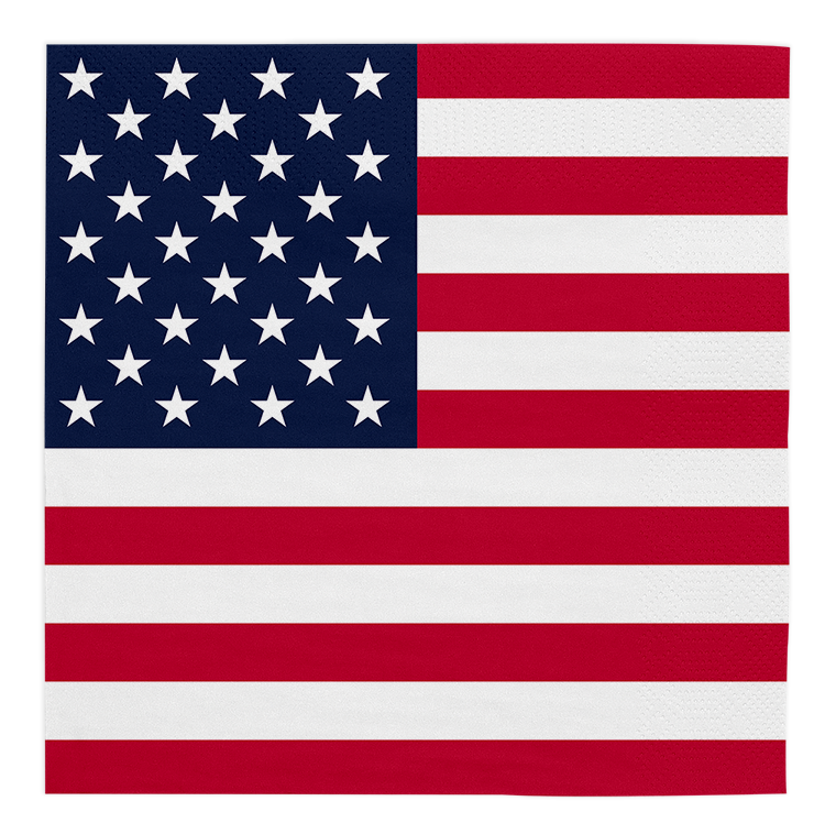 Amerika servetten - 20 stuks