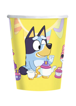 Bluey Papieren bekers - 8 stuks - 266 ml