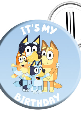 Bluey Birthday Button