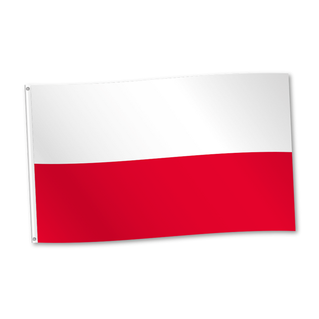 Vlag Polen - 150 x 90 cm