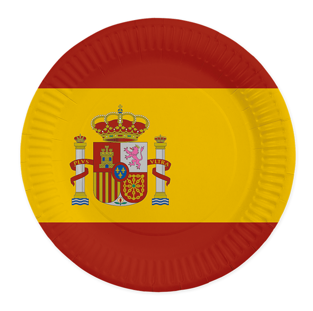 Spanje bordjes - 8 stuks