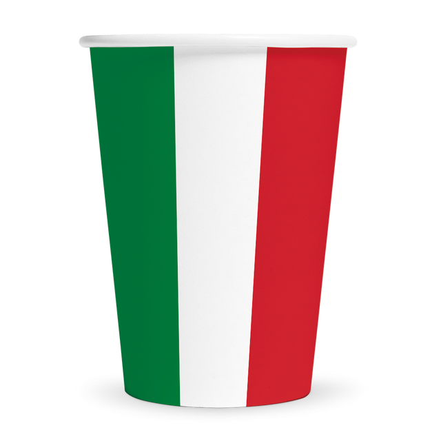 Italië bekers - 8 stuks