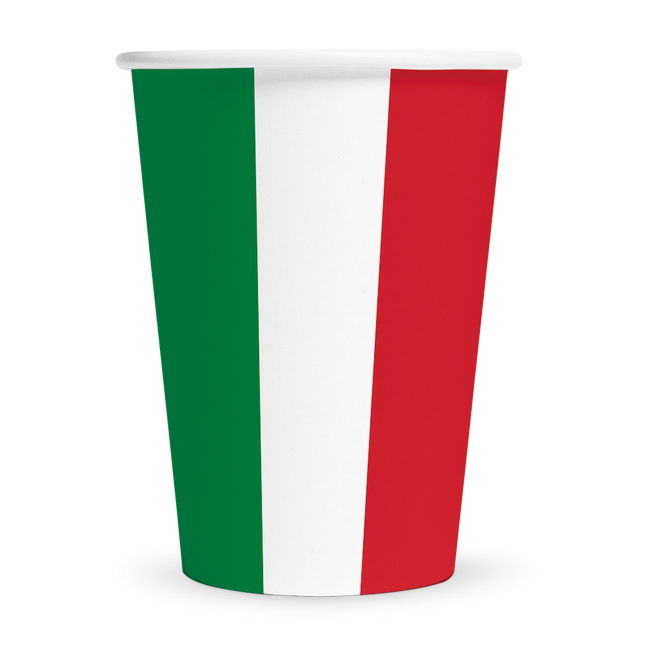 Italië bekers - 8 stuks