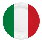 Italië bordjes - 8 stuks
