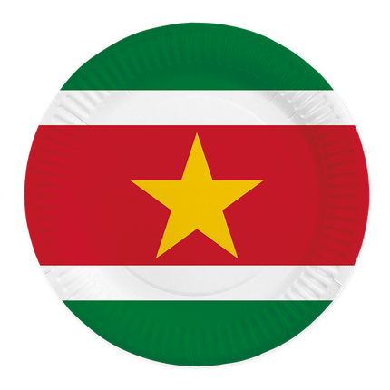 Suriname bordjes - 8 stuks