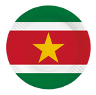 Suriname bordjes - 8 stuks