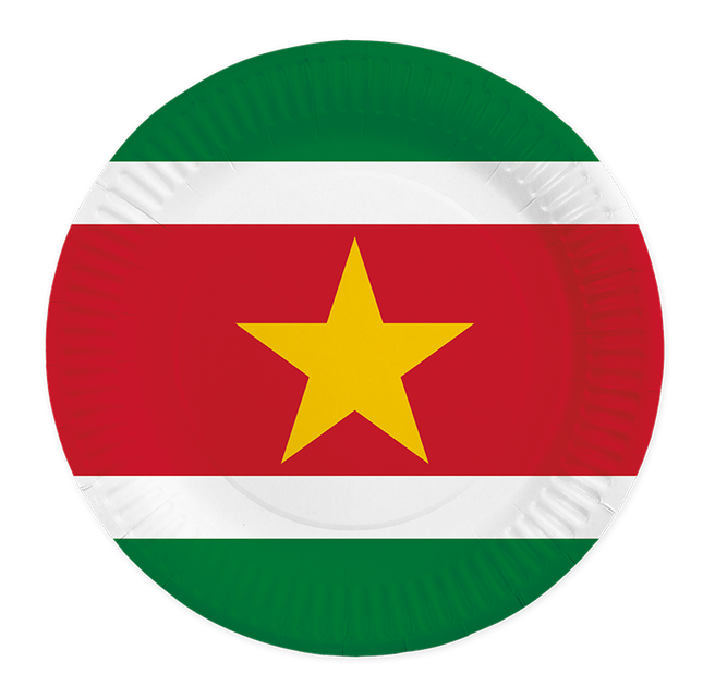 Suriname bordjes - 8 stuks