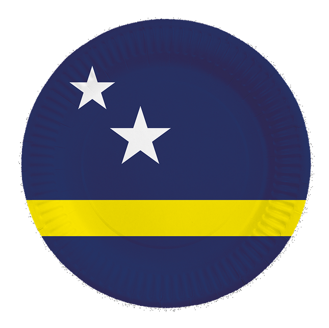 Curaçao bordjes - 8 stuks