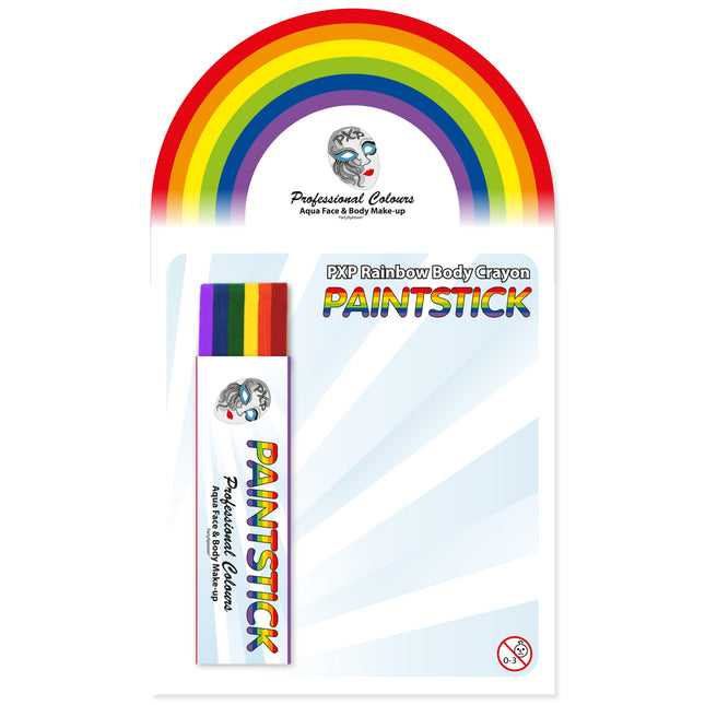 Schminkstick - regenboog - 7,5 gram