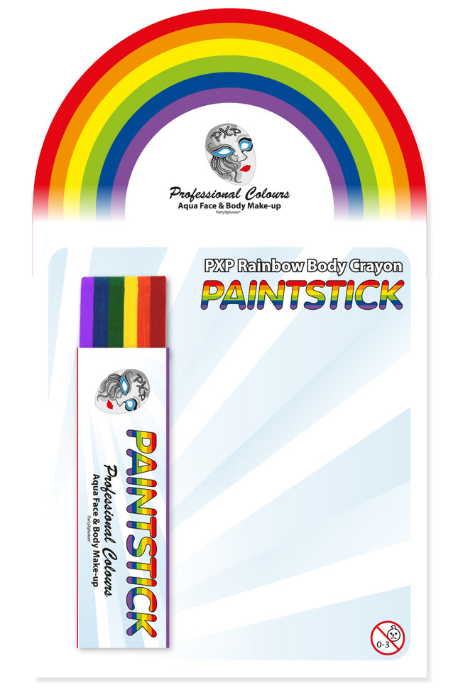 Schminkstick - regenboog - 7,5 gram