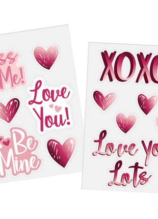 Window stickers - Ombre Love - 12 pieces