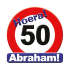 Abraham Huldeschild - 50 x 50 cm - verkeersbord - 50 jaar