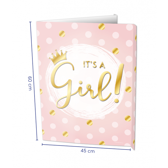 It's a Girl! Raambord - 60 x 45 cm