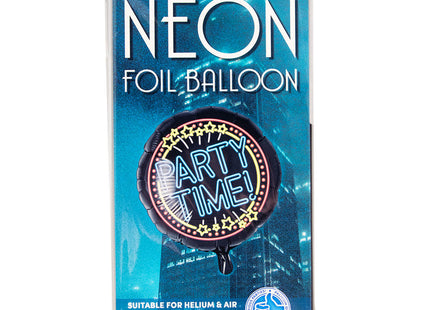 Party time Folieballon - 45 cm - Neon