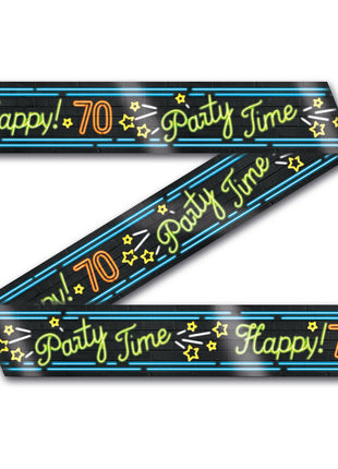 70 years of barrier tape - Neon