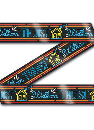 Welcome Home Barrier Tape - Neon - 12 meters