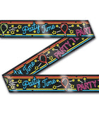 Party time Afzetlint - Neon - 12 meter