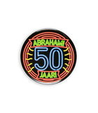 Abraham - Button - 50 jaar - Neon