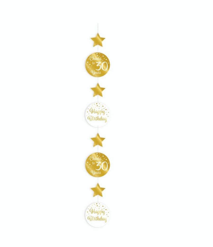 30 jaar Slinger - goud en wit