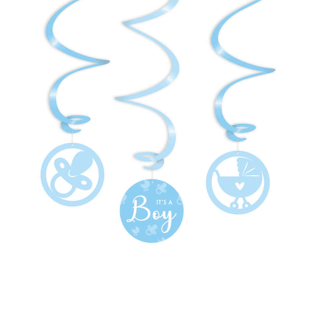 It's a boy! Swirl slingers - 3 stuks