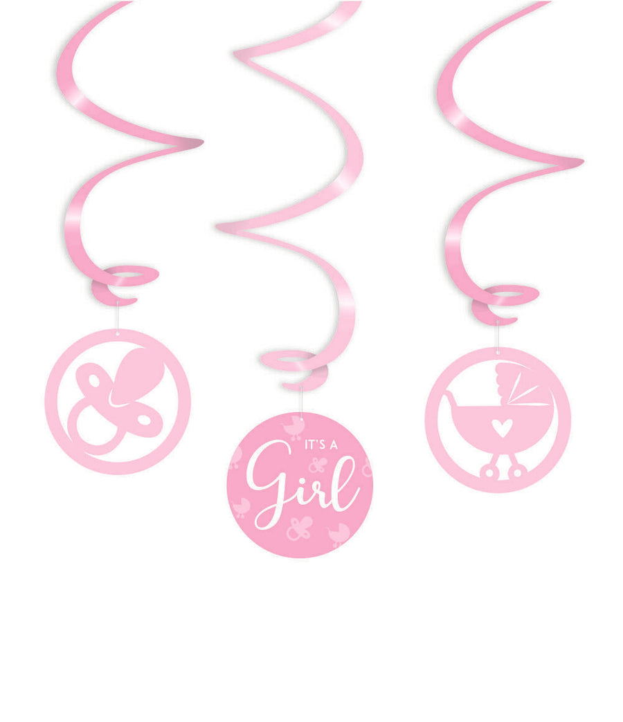 It's a girl! Swirl slingers - 3 stuks