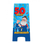 Abraham Stoepbord - 58 x 24 cm - cartoon - 50 jaar
