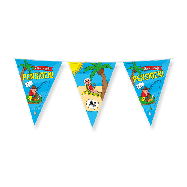 Pensioen Vlaggenlijn - 10 meter