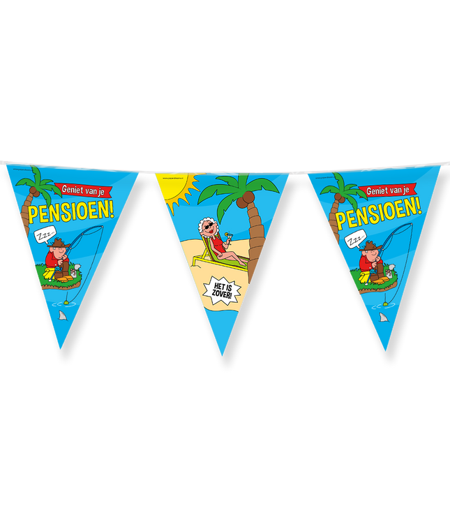 Pensioen Vlaggenlijn - 10 meter