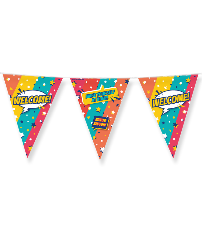 Welcome Vlaggenlijn - 10 meter