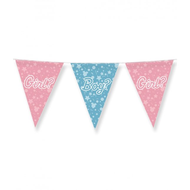 Gender Reveal slinger - Boy or Girl - 10 meter