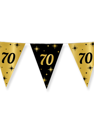 70 years Bunting - 10 meters - gold and black - Classy