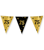 75 years Flag Line - 10 meters - gold and black - Classy