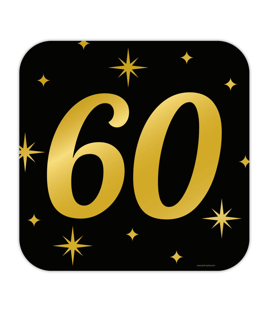 60 jaar getrouwd Huldeschild - 50 x 50 cm - Classy